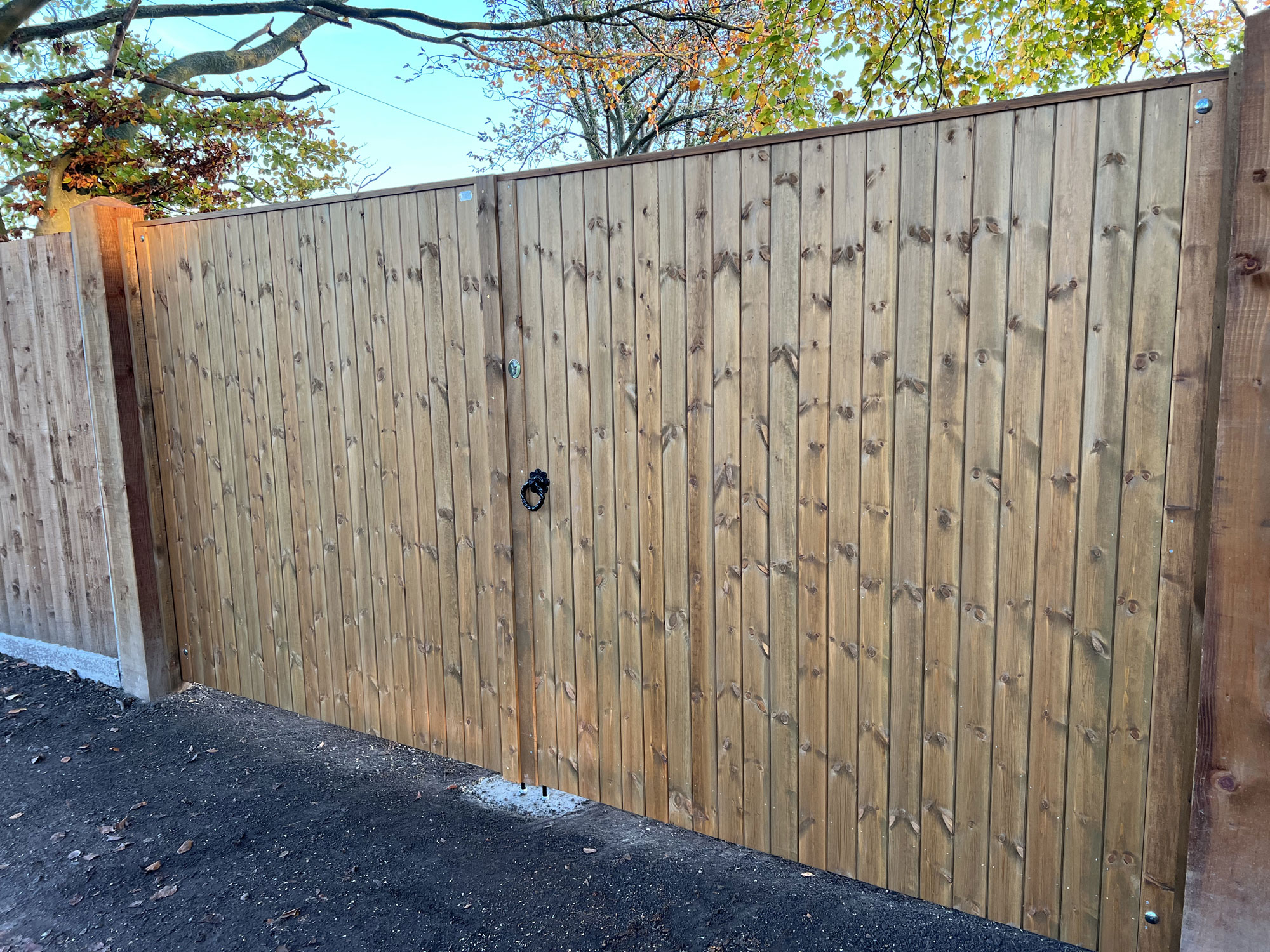 Driveway gates in Letchworth